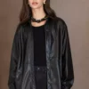 Velvet By Graham & Spencer ANNY VEGAN LEATHER SHACKET Womens