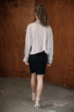 Velvet By Graham & Spencer ATHENA BUTTON-UP TOP Womens