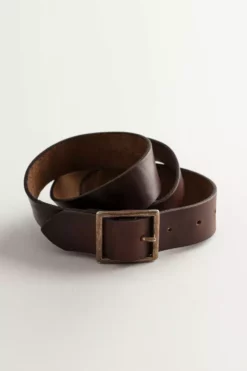 Velvet By Graham & Spencer SIMPLE VINTAGE LEATHER BELT