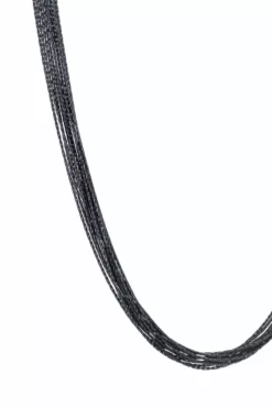 Sloan Studio BLACK RHODIUM NECKLACE BY SLOAN Womens