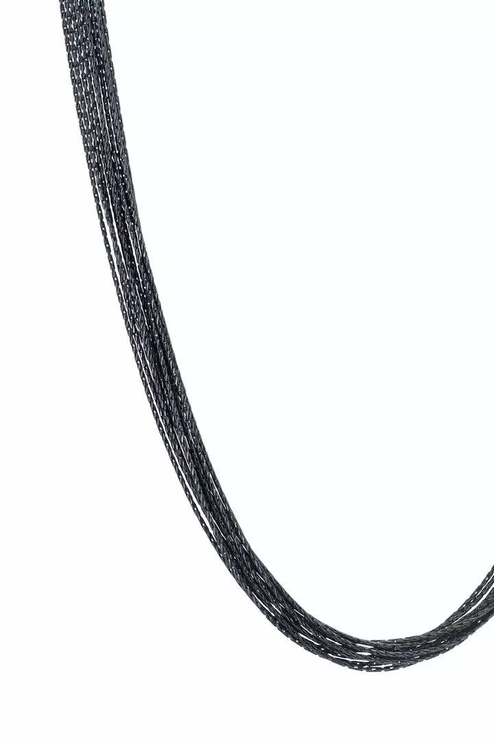 Sloan Studio BLACK RHODIUM NECKLACE BY SLOAN Womens 2 Sloan Studio BLACK RHODIUM NECKLACE BY SLOAN Womens