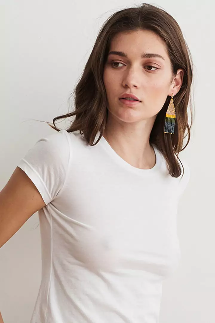 FRANJA BEADED FRINGE EARRINGS BY BLUMA PROJECT Womens 15 FRANJA BEADED FRINGE EARRINGS BY BLUMA PROJECT Womens