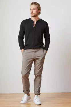 Velvet By Graham & Spencer SAMMI WOVEN TAILORED PANT