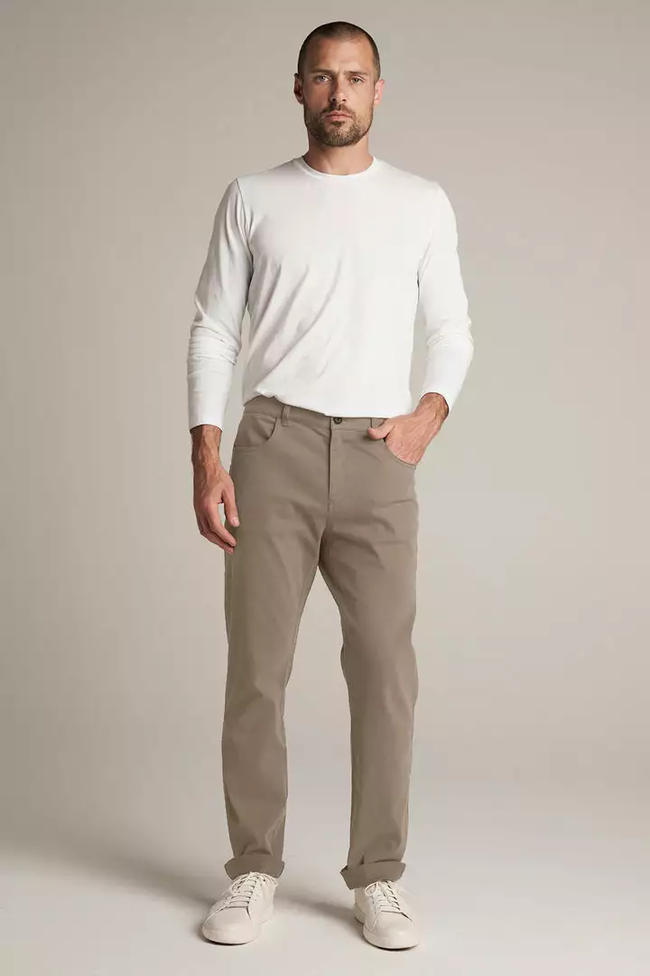Velvet By Graham & Spencer STEWART SUEDED COTTON PANT 6 Velvet By Graham & Spencer STEWART SUEDED COTTON PANT