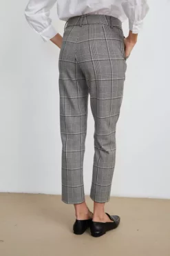 Velvet By Graham & Spencer ABIGAIL PLAID STRAIGHT LEG PANT