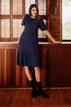 Velvet By Graham & Spencer Womens BRIE PUFF SLEEVE DRESS