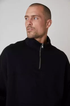 Velvet By Graham & Spencer Mens BALDWIN QUARTER-ZIP SWEATSHIRT 8 Velvet By Graham & Spencer Mens BALDWIN QUARTER-ZIP SWEATSHIRT