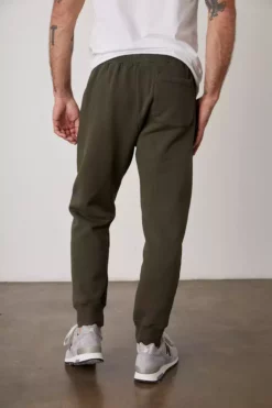 Velvet By Graham & Spencer Mens LEWIS BRUSHED FLEECE JOGGER
