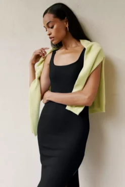 Velvet By Graham & Spencer ASHANTI RIBBED TANK DRESS Womens