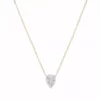 Velvet By Graham & Spencer SUPER TINY SOLID PAVÉ TEARDROP NECKLACE By ADINA REYTER Jewelry