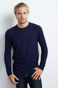Velvet By Graham & Spencer BRONSON COZY JERSEY KNIT TOP Mens