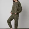 Velvet By Graham & Spencer SKYE CAMO SWEATPANT
