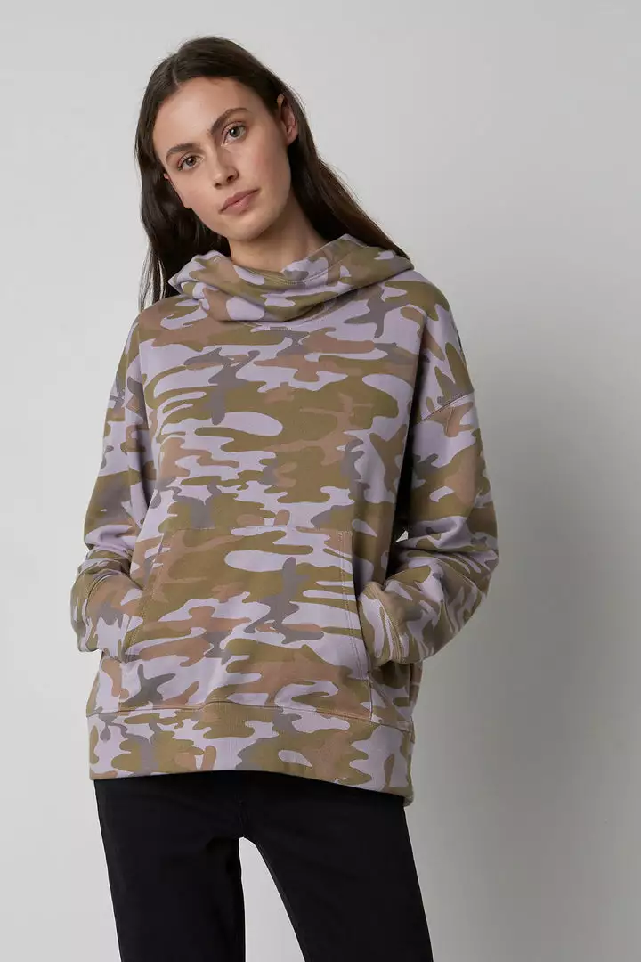 Velvet By Graham & Spencer HAYDEN CAMO HOODIE Womens 4 Velvet By Graham & Spencer HAYDEN CAMO HOODIE Womens