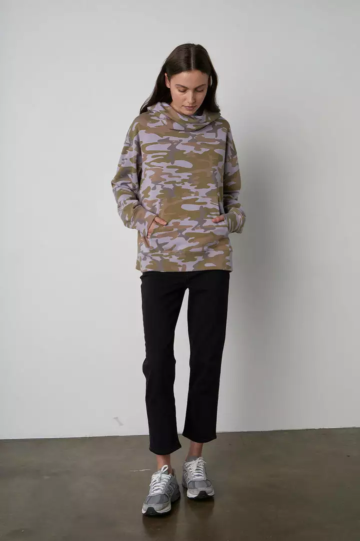 Velvet By Graham & Spencer HAYDEN CAMO HOODIE Womens 2 Velvet By Graham & Spencer HAYDEN CAMO HOODIE Womens