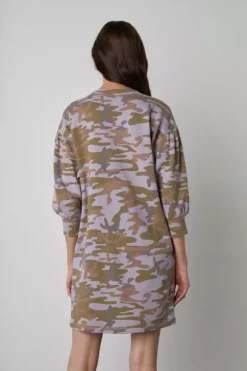 Velvet By Graham & Spencer PIPER CAMO DRESS