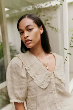 Velvet By Graham & Spencer CARAH LINEN BLOUSE