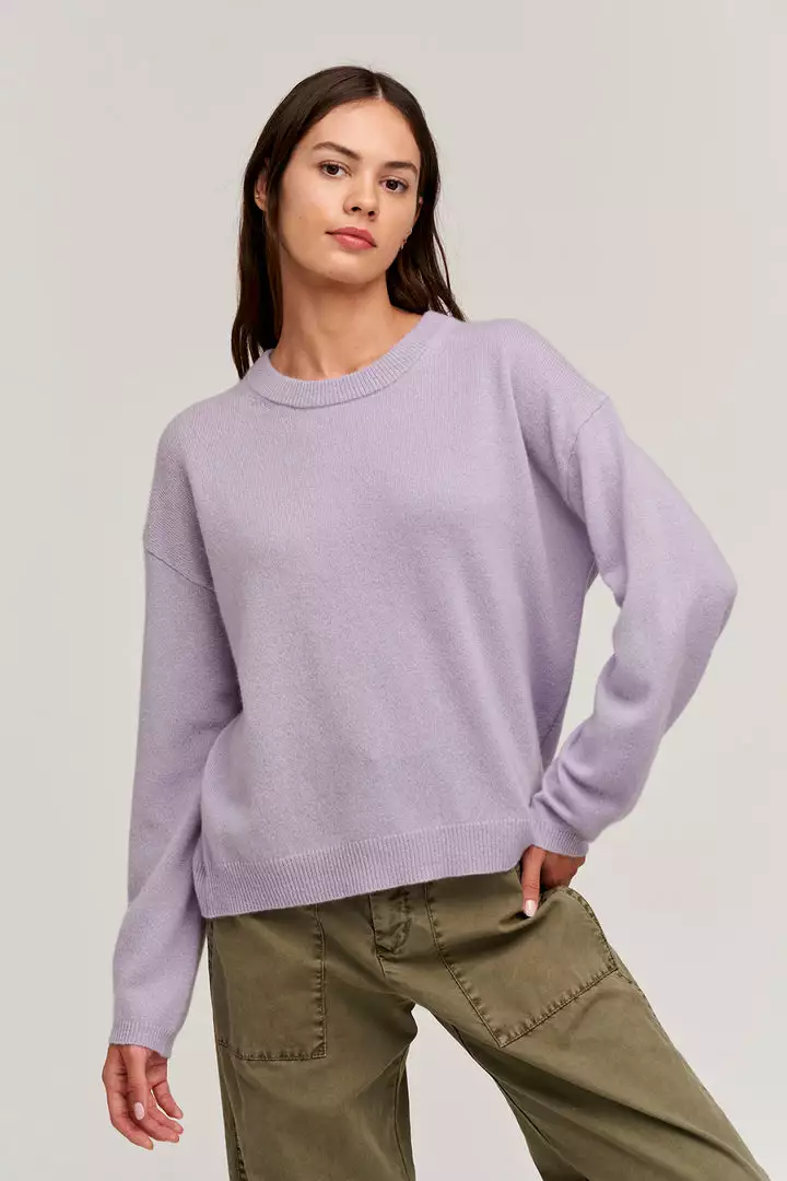 Velvet By Graham & Spencer Womens BRYNNE CASHMERE CREW NECK SWEATER 1 Velvet By Graham & Spencer Womens BRYNNE CASHMERE CREW NECK SWEATER