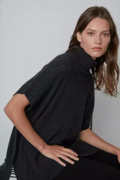 Velvet By Graham & Spencer CASSIA CASHMERE PONCHO