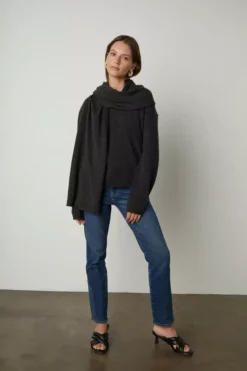 Velvet By Graham & Spencer Womens MEL CASHMERE SCARF 24 Velvet By Graham & Spencer Womens MEL CASHMERE SCARF