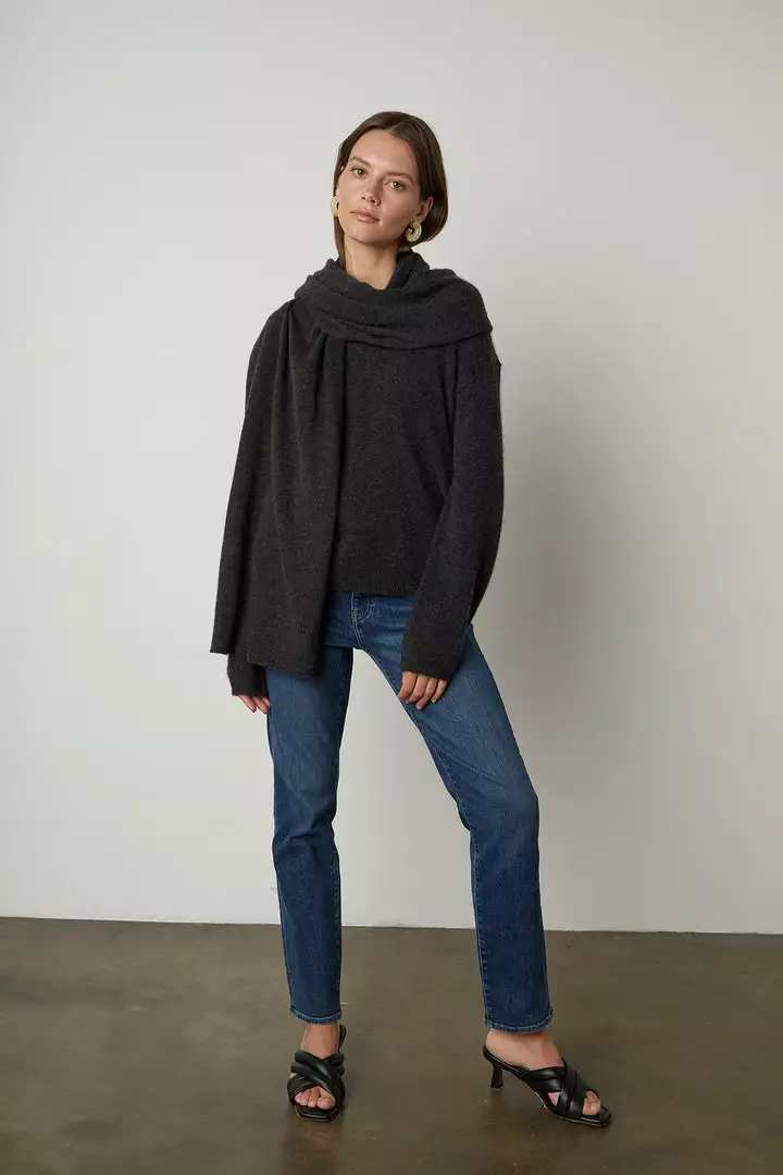 Velvet By Graham & Spencer Womens MEL CASHMERE SCARF 7 Velvet By Graham & Spencer Womens MEL CASHMERE SCARF