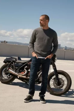 Velvet By Graham & Spencer BIRCH CASHMERE SWEATER Mens