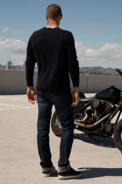 Velvet By Graham & Spencer BIRCH CASHMERE SWEATER Mens