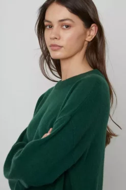 Velvet By Graham & Spencer BRYNNE CASHMERE CREW NECK SWEATER