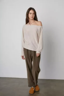 Velvet By Graham & Spencer Womens JULIET CASHMERE SWEATER