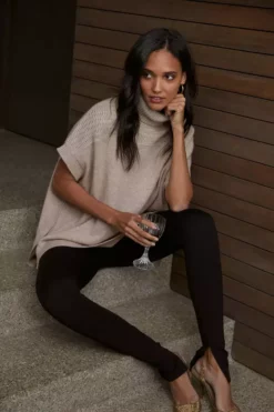 Velvet By Graham & Spencer CASSIA CASHMERE PONCHO