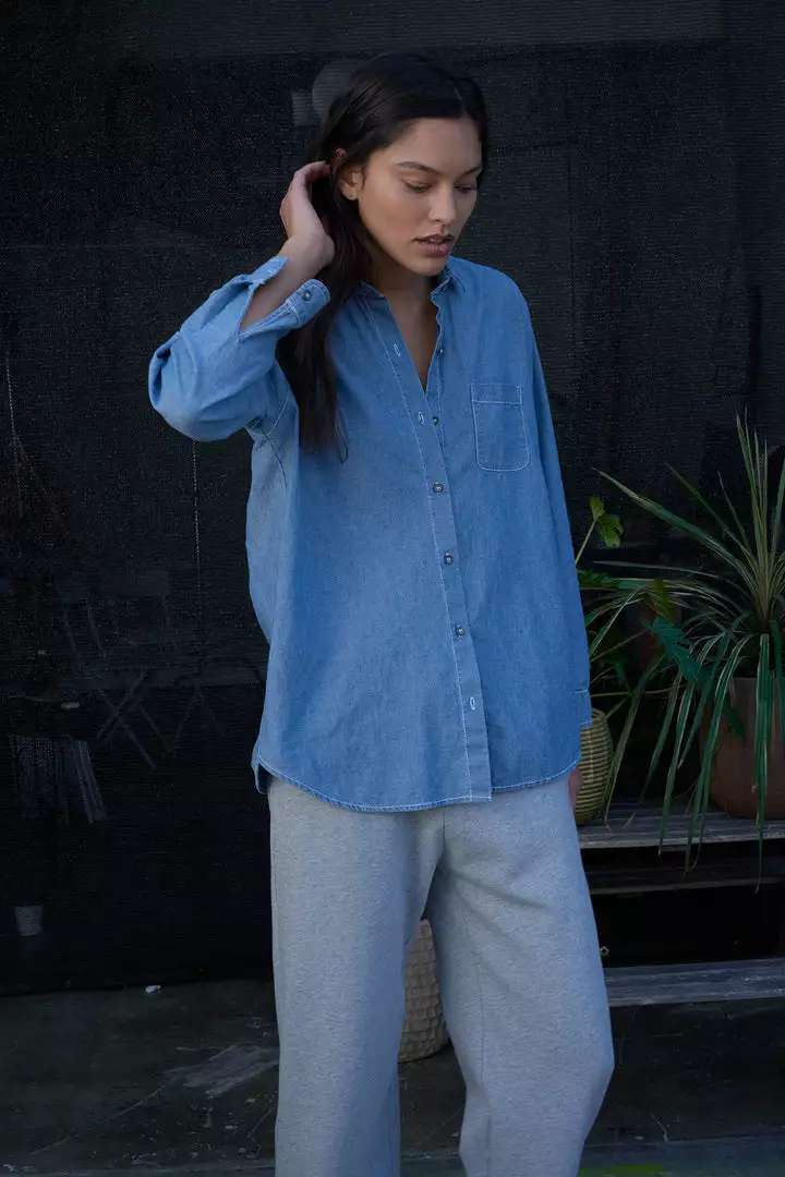 Velvet By Jenny Graham Womens CATALINA SHIRT 6 Velvet By Jenny Graham Womens CATALINA SHIRT