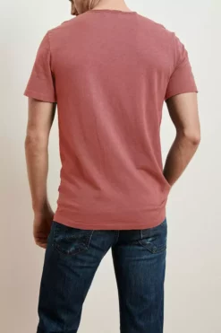 Velvet By Graham & Spencer Mens CHAD RAW EDGE COTTON SLUB POCKET TEE 97 Velvet By Graham & Spencer Mens CHAD RAW EDGE COTTON SLUB POCKET TEE