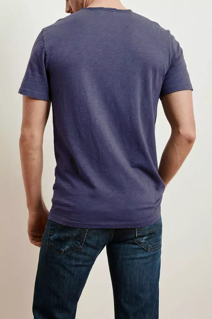 Velvet By Graham & Spencer Mens CHAD RAW EDGE COTTON SLUB POCKET TEE 43 Velvet By Graham & Spencer Mens CHAD RAW EDGE COTTON SLUB POCKET TEE