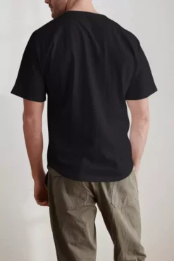 Velvet By Graham & Spencer RICK COTTON JERSEY DROP SHOULDER CREW TEE