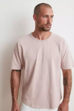 Velvet By Graham & Spencer RICK DROP SHOULDER CREW TEE Mens