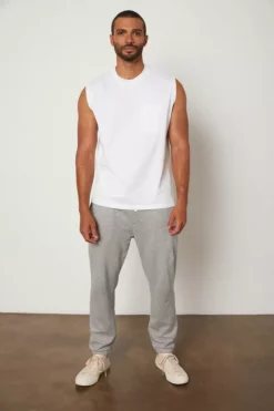 Velvet By Graham & Spencer BODHI CREW NECK MUSCLE TEE Mens