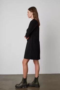 Velvet By Graham & Spencer LANA CORDUROY SHIRT DRESS