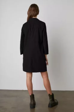 Velvet By Graham & Spencer LANA CORDUROY SHIRT DRESS