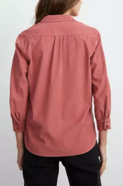 Velvet By Graham & Spencer Womens SUKI CORDUROY BUTTON-UP SHIRT