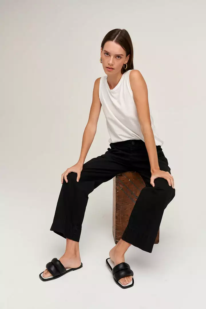 Velvet By Graham & Spencer Womens MYA COTTON CANVAS PANT 2 Velvet By Graham & Spencer Womens MYA COTTON CANVAS PANT