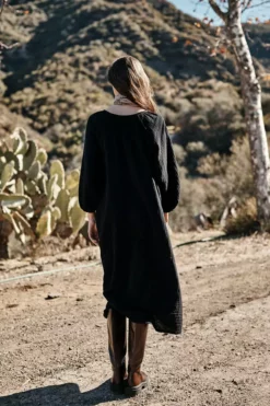 Velvet By Graham & Spencer BETHANY COTTON GAUZE DRESS Womens