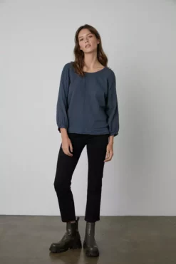 Velvet By Graham & Spencer CONNIE COTTON GAUZE BLOUSE