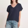 Velvet By Graham & Spencer ELSA COTTON GAUZE TOP