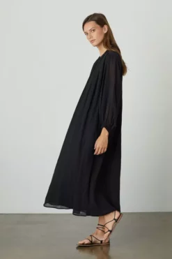 Velvet By Graham & Spencer Womens FRANKIE COTTON GAUZE MAXI DRESS