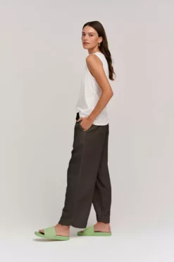 Velvet By Graham & Spencer FRANNY COTTON GAUZE PANT Womens 29 Velvet By Graham & Spencer FRANNY COTTON GAUZE PANT Womens
