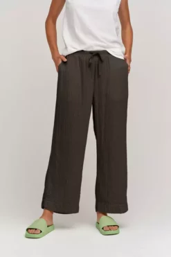 Velvet By Graham & Spencer FRANNY COTTON GAUZE PANT Womens 27 Velvet By Graham & Spencer FRANNY COTTON GAUZE PANT Womens