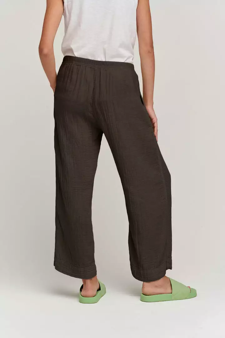 Velvet By Graham & Spencer FRANNY COTTON GAUZE PANT Womens 8 Velvet By Graham & Spencer FRANNY COTTON GAUZE PANT Womens