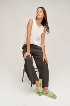 Velvet By Graham & Spencer FRANNY COTTON GAUZE PANT Womens 26 Velvet By Graham & Spencer FRANNY COTTON GAUZE PANT Womens