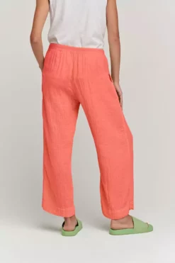 Velvet By Graham & Spencer FRANNY COTTON GAUZE PANT Womens 33 Velvet By Graham & Spencer FRANNY COTTON GAUZE PANT Womens