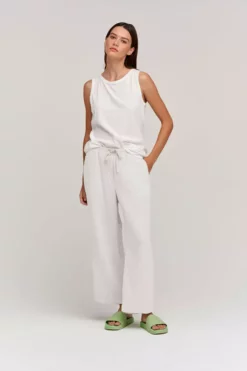 Velvet By Graham & Spencer FRANNY COTTON GAUZE PANT Womens 38 Velvet By Graham & Spencer FRANNY COTTON GAUZE PANT Womens