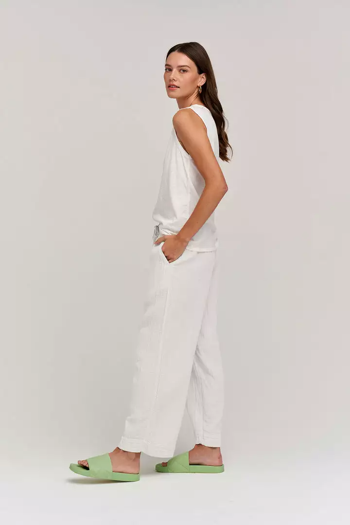 Velvet By Graham & Spencer FRANNY COTTON GAUZE PANT Womens 19 Velvet By Graham & Spencer FRANNY COTTON GAUZE PANT Womens